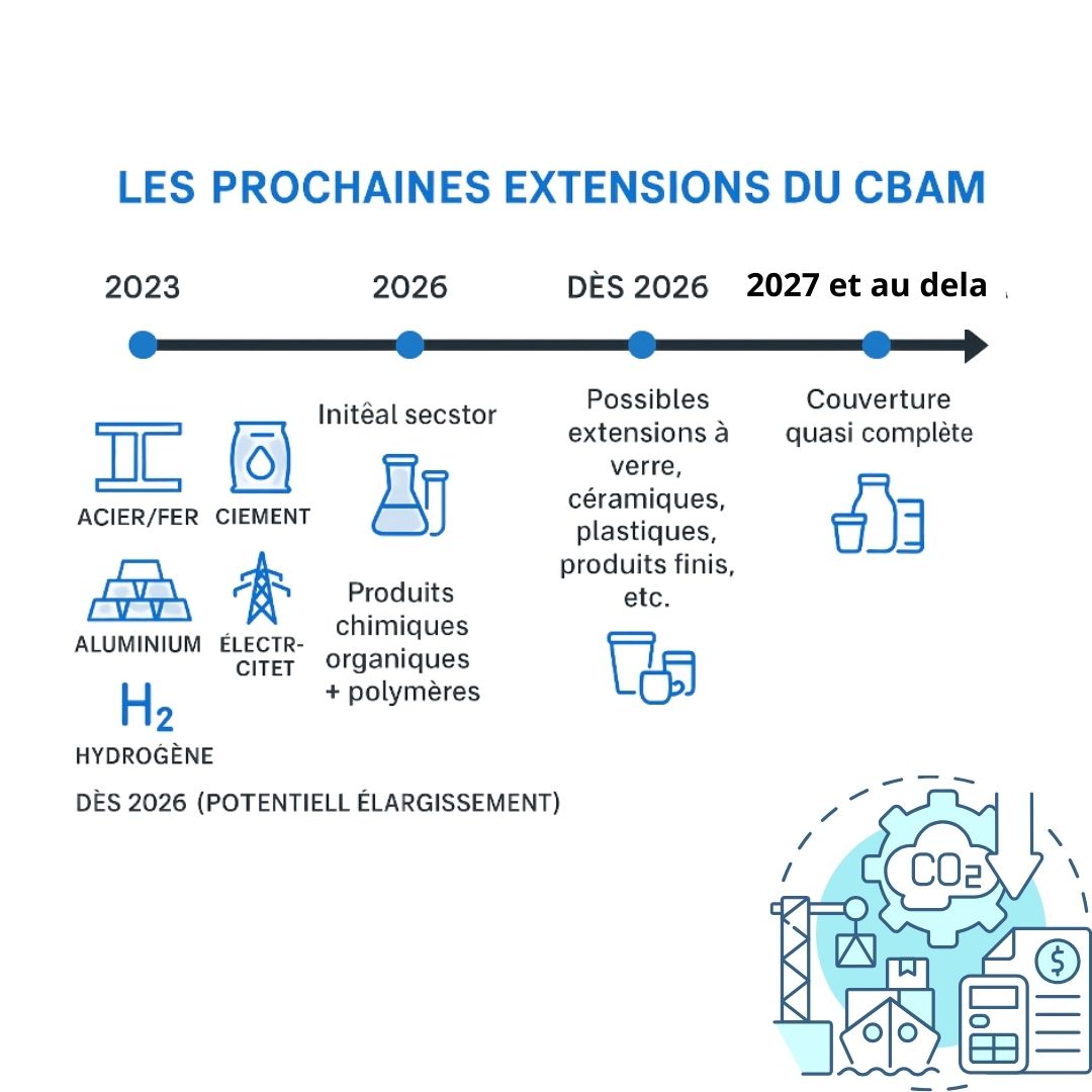 Les prochaines extensions du CBAM : ce qui attend les industriels après 2026